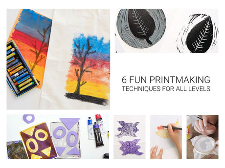 6 Fun Print Making Techniques for All Levels - Zart Art