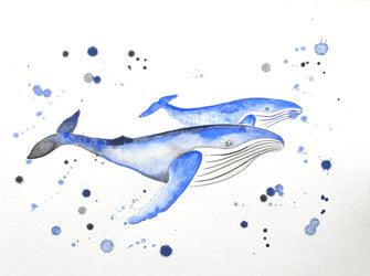 Ink Whales - Zart Art