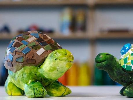 3D Mosaic Tortoise Sculpture - Zart Art