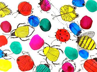 Glitter Insects - Zart Art