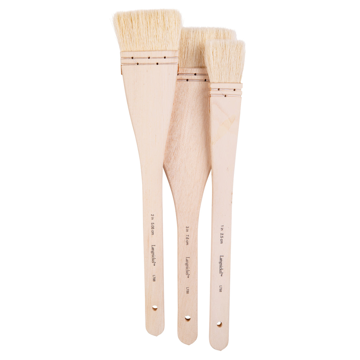 Hake Brush Set of 3