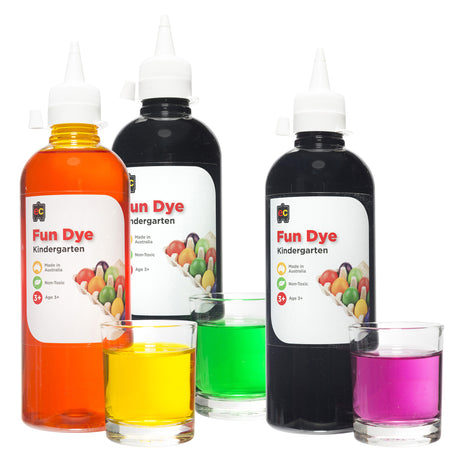 EC Kindergarten Fun Dye 500mL Pack of 8 - Zart