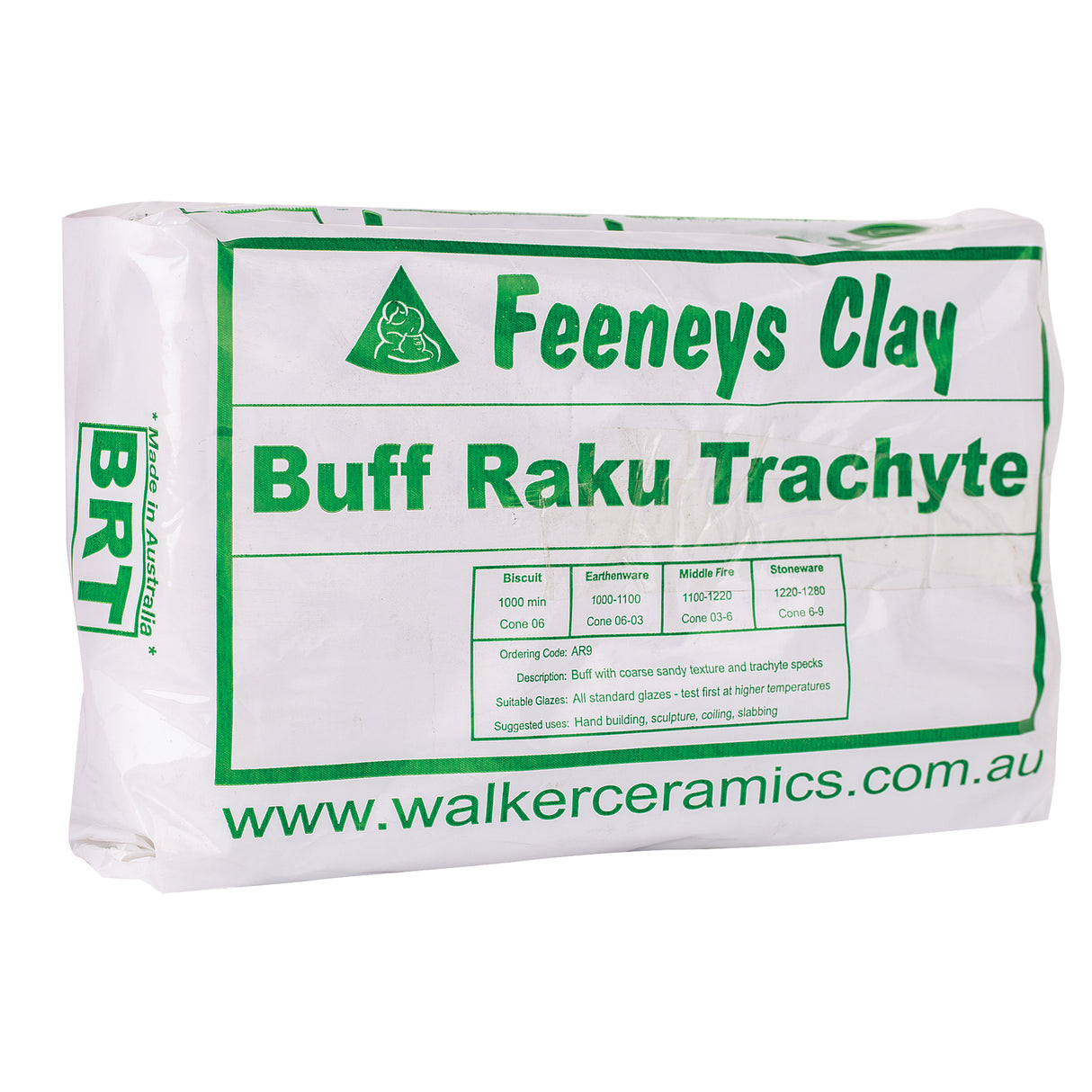 Feeneys Buff Raku Trachyte (BRT) 12.5kg - Zart