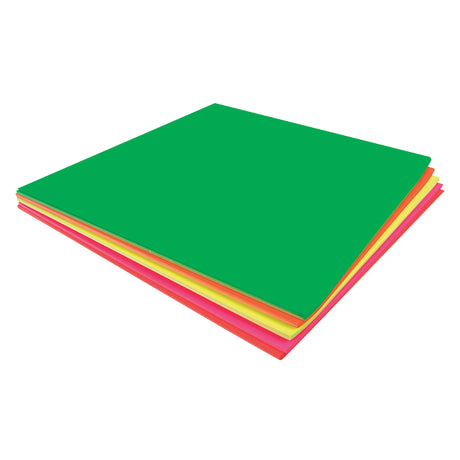 Kinder Squares 125mm Fluorescent 100 Sheets - Zart