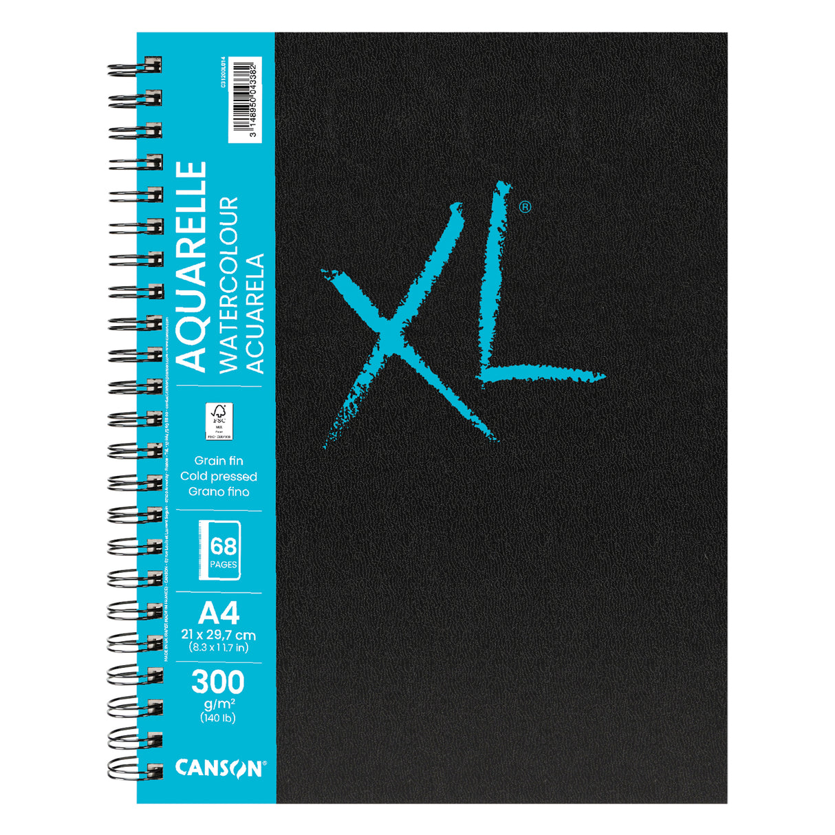 Canson XL Aquarelle Visual Diary A4 - Zart