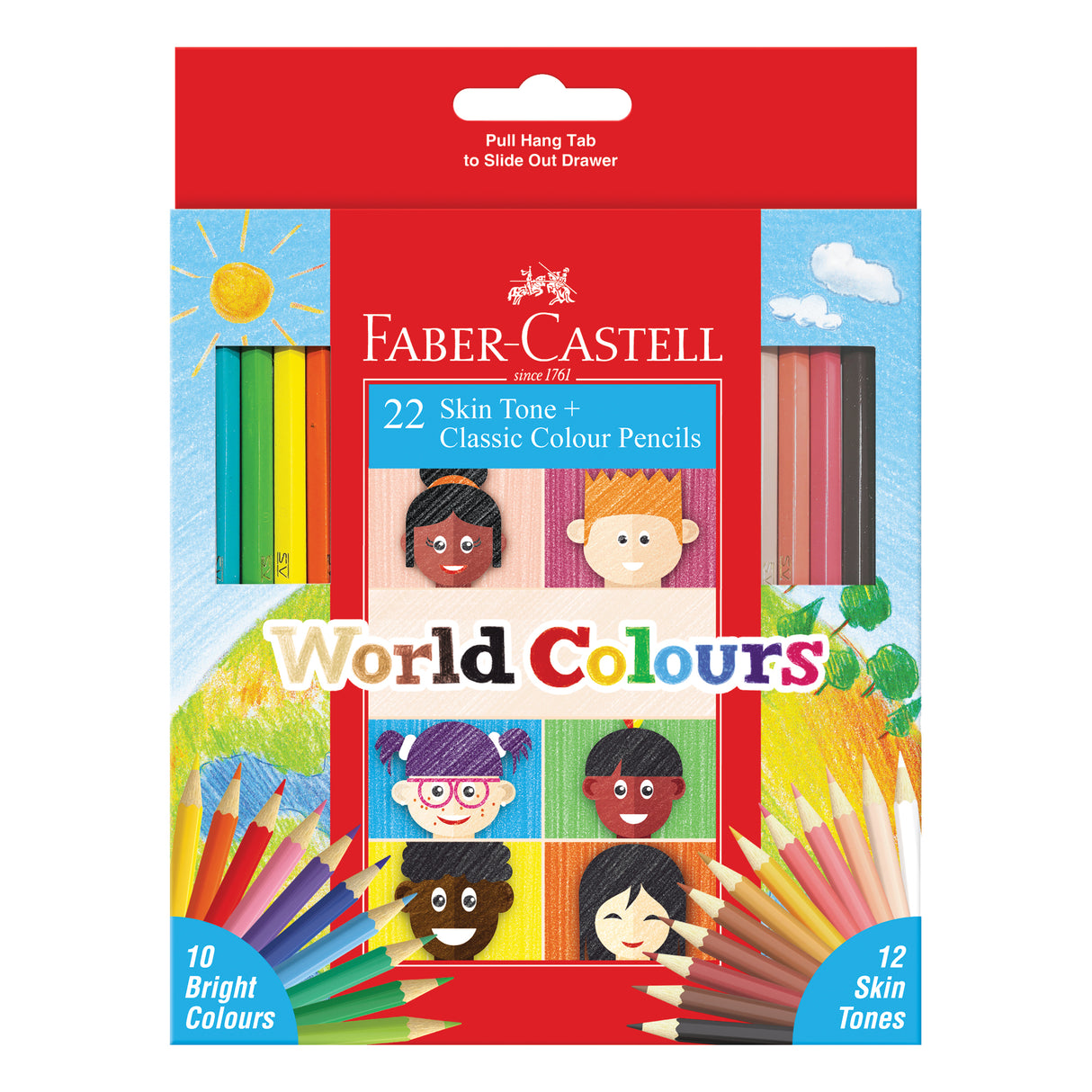 Faber World Colours Pencils Pack of 22