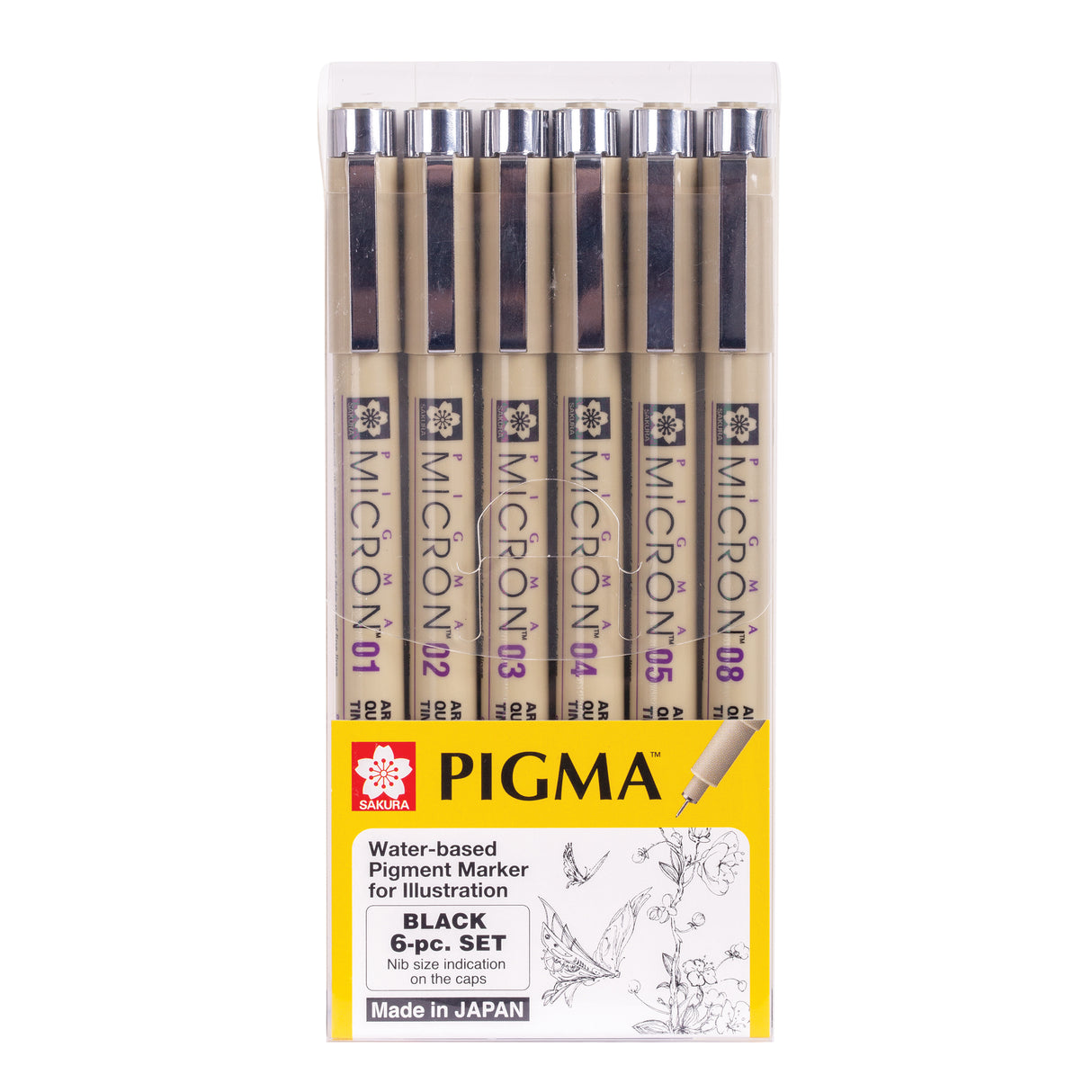 Sakura Pigma Micron Fineliner Assorted Pens - Zart