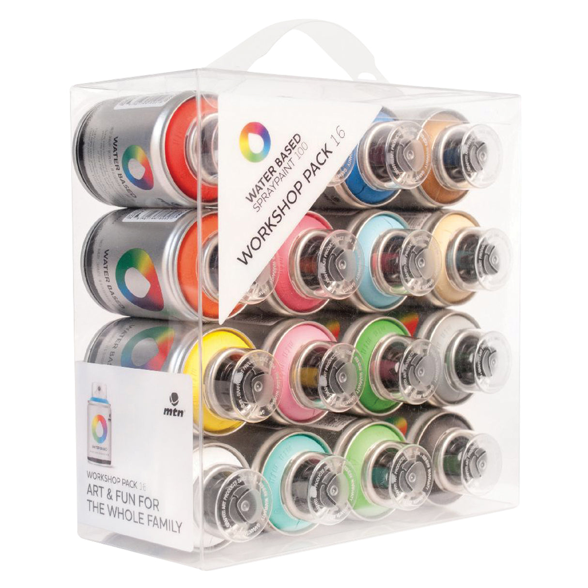 MTN Water Based 100mL Spray Paint Pack of 16