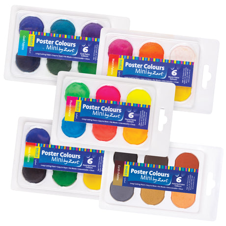 Poster Colours Paint Mini Palettes by Zart - Zart