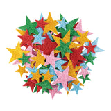 EVA Adhesive Glitter Stars Pack of 144 - Zart