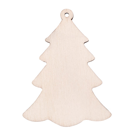 DIY Wooden Christmas Ornaments Assorted Pack of 12 - Zart