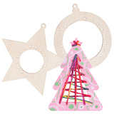 Weave and Thread Xmas Baubles Pack of 12 - Zart