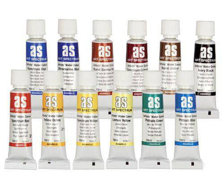 Art Spectrum Watercolour Paint 10mL Colours Pack of 12 - Zart