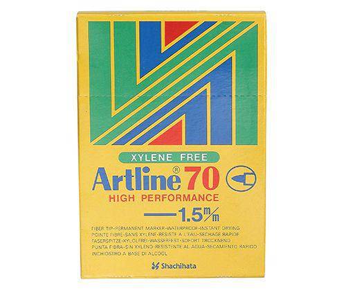 Artline 70 Marker 1.5mm Black Pack of 12 - Zart