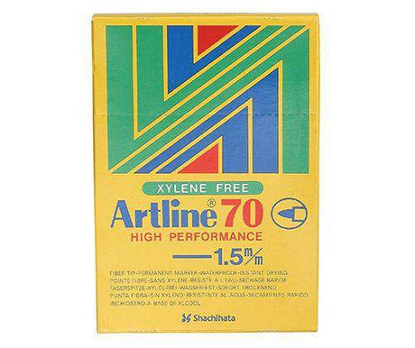 Artline 70 Marker 1.5mm Black Pack of 12 - Zart