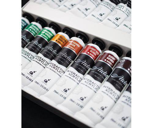 Atelier Acrylic Paint Set 20mL Pack of 24 - Zart