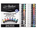 Atelier Acrylic Paint Set 20mL Pack of 24 - Zart