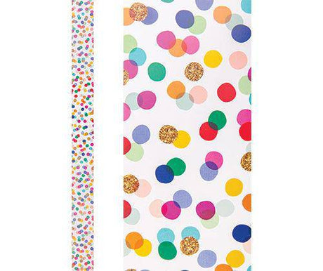 Cardboard Border Strips 91 x 7.5cm Confetti Pack of 12 - Zart