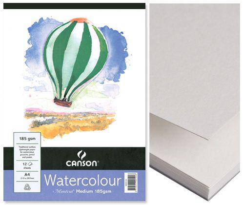 Montval Watercolour Paper Pad 300gsm Medium - Zart