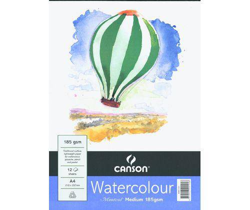 Montval Watercolour Paper Pad 185gsm Medium - Zart