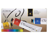 Chromacryl Acrylic Paint 75mL Colours Pack of 10 - Zart