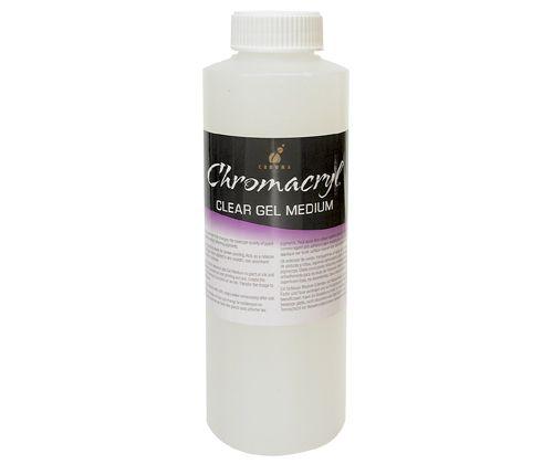 Chromacryl Clear Gel Medium 500mL - Zart