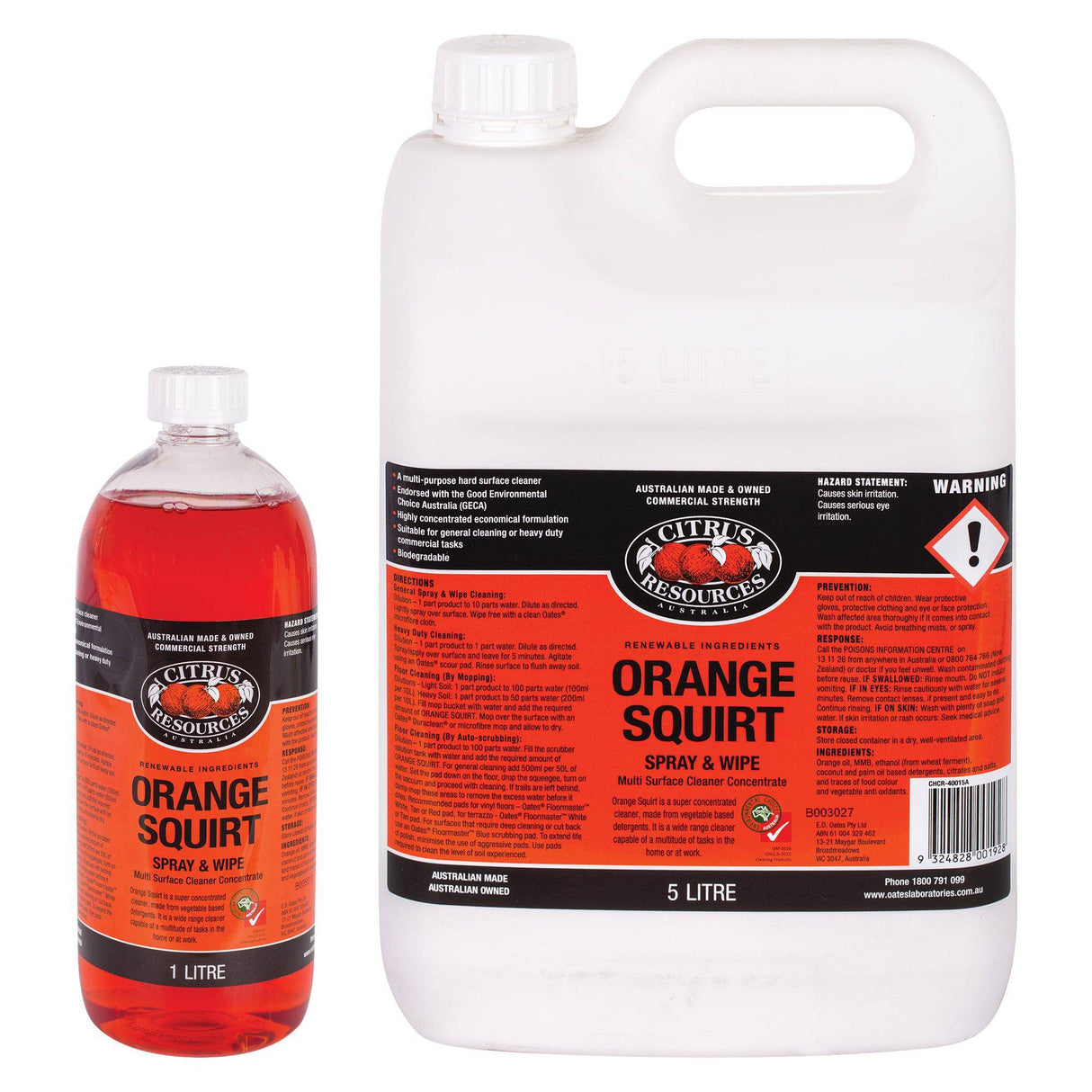 Orange Squirt Spray & Wipe - Zart