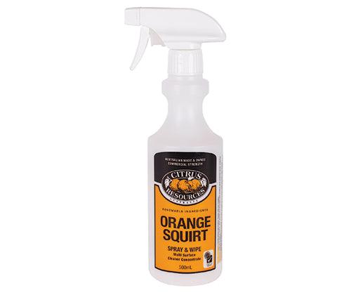 Orange Squirt Spray Bottle Dispenser 500mL - Zart