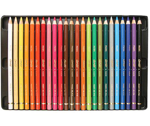 Conte Pastel Pencil Assorted Pack of 24 - Zart