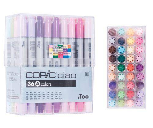 Copic Ciao Marker Set A Pack of 36 - Zart