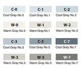 Copic Ciao Marker Set Grey Pack of 12 - Zart