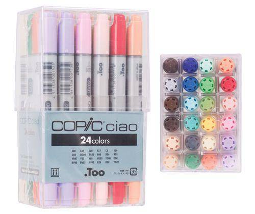 Copic Ciao Marker Set Pack of 24 - Zart