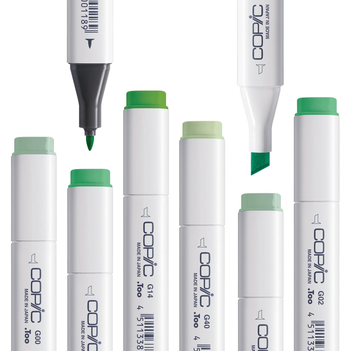 Copic Classic Marker - G Greens - Zart