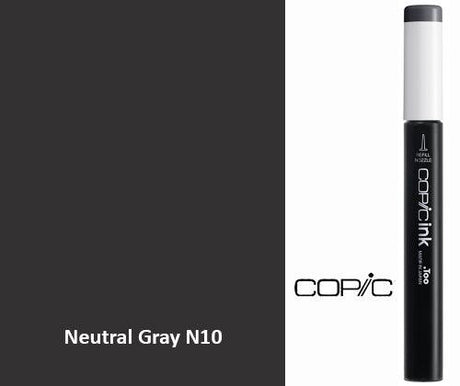 Copic Refill Ink - N Neutral Grey 12mL - Zart