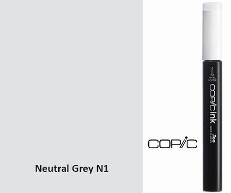 Copic Refill Ink - N Neutral Grey 12mL - Zart