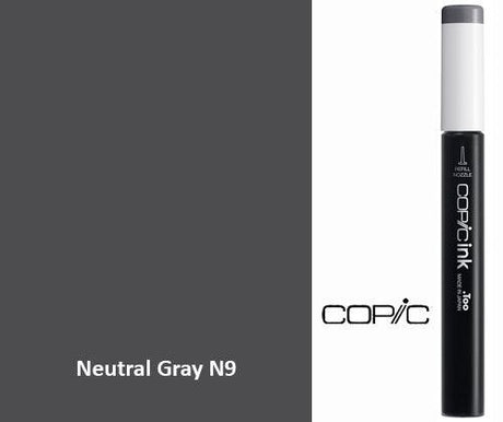 Copic Refill Ink - N Neutral Grey 12mL - Zart