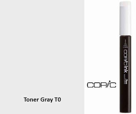 Copic Refill Ink - T Toner Grey 12mL - Zart