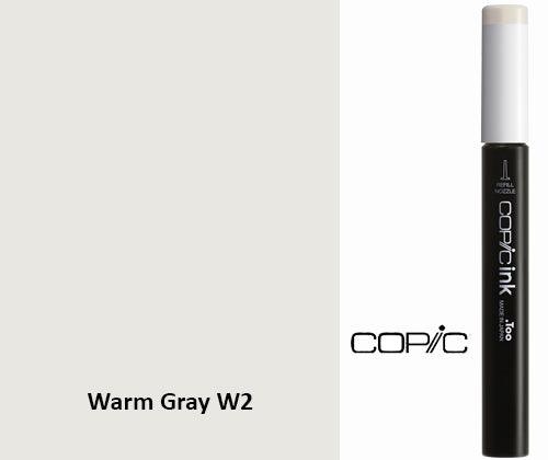 Copic Refill Ink - W Warm Grey 12mL - Zart