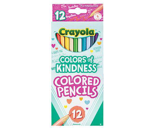 Crayola Colors of Kindness Coloured Pencils Pack of 12 - Zart