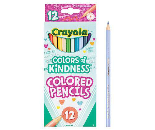 Crayola Colors of Kindness Coloured Pencils Pack of 12 - Zart