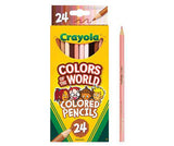 Crayola Colours of the World Pencils Pack of 24 - Zart