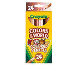 Crayola Colours of the World Pencils Pack of 24 - Zart