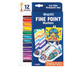 Crayola Fine Point Markers Pack of 12 - Zart