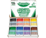 Crayola Markers Classic Pack of 200 - Zart