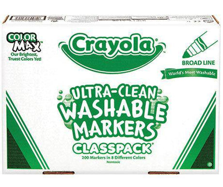 Crayola Markers Classic Pack of 200 - Zart