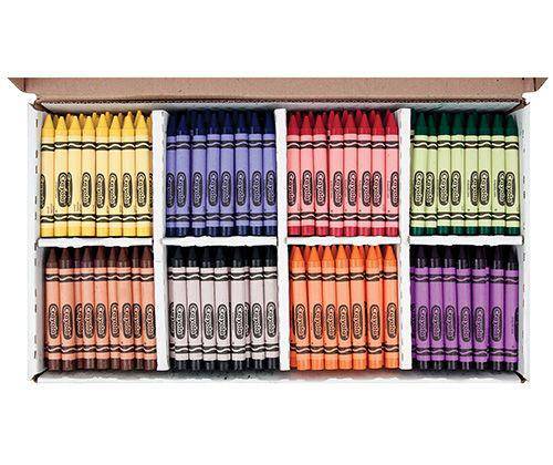 Crayola Large Coloured Crayons - Zart