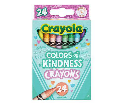 Crayola Colours of Kindness Crayons Set of 24 - Zart