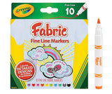 Crayola Fabric Marker Pack of 10 - Zart