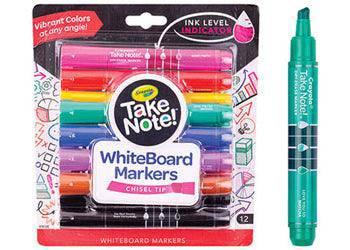 Crayola Whiteboard Markers Chisel Pack of 12 - Zart