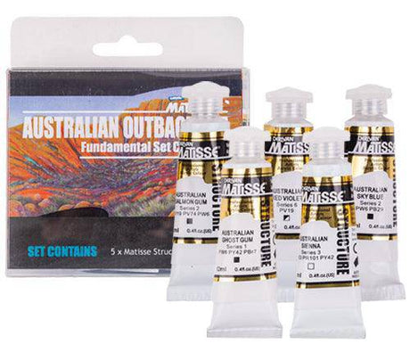 Matisse Structure Australian Outback Mini Set Pack of 5 - Zart